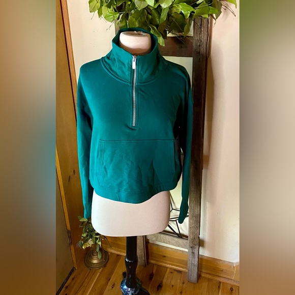 💥FLX quarter-zip cropped sweatshirt💥 NWT - Picture 2 of 11